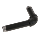 Max 2x Twist Metal Wall Shelf Bracket Rack Support Holder Supporter Black 3