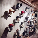 Max 2x Twist Metal Wall Shelf Bracket Rack Support Holder Supporter Black 3