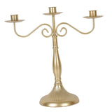 Pillar Dinner Candle Holder Candleholder Stand for Wedding Decor Golden L