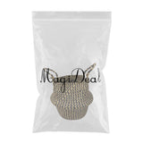 Max Foldable Storage Basket Straw Woven Flower Basket Flowerpot Garden Planter 2