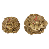 Maxbell Feng Shui Money Lucky Fortune Oriental Chinese Wealth Frog Toad Figurine S