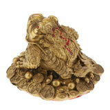 Maxbell Feng Shui Money Lucky Fortune Oriental Chinese Wealth Frog Toad Figurine S