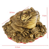 Maxbell Feng Shui Money Lucky Fortune Oriental Chinese Wealth Frog Toad Figurine S