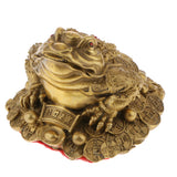 Maxbell Feng Shui Money Lucky Fortune Oriental Chinese Wealth Frog Toad Figurine S