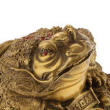 Maxbell Feng Shui Money Lucky Fortune Oriental Chinese Wealth Frog Toad Figurine S