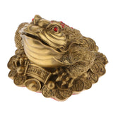 Maxbell Feng Shui Money Lucky Fortune Oriental Chinese Wealth Frog Toad Figurine M