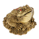 Maxbell Feng Shui Money Lucky Fortune Oriental Chinese Wealth Frog Toad Figurine M