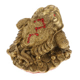 Maxbell Feng Shui Money Lucky Fortune Oriental Chinese Wealth Frog Toad Figurine M