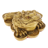 Maxbell Feng Shui Money Lucky Fortune Oriental Chinese Wealth Lucky Toad Ornament L