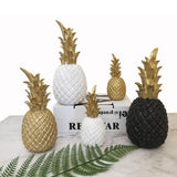 Maxbell Creative Resin Pineapple Shaped Ornament Gift Home Desktop Decoration Gold