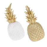 Maxbell Creative Resin Pineapple Shaped Ornament Gift Home Desktop Decoration Gold