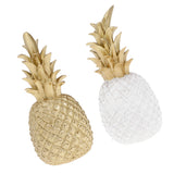 Maxbell Creative Resin Pineapple Shaped Ornament Gift Home Desktop Decoration Gold