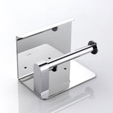 Maxbell Bathroom Kitchen Tissue Roll Holder Towel Rack Display Bar Mount a - Chrome