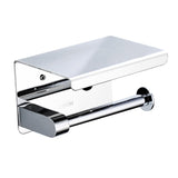 Maxbell Bathroom Kitchen Tissue Roll Holder Towel Rack Display Bar Mount a - Chrome