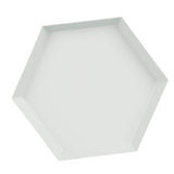 Maxbell Polygon Combination Fruit Plate Geometric Shape Snack Storage Tray Grey M