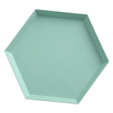 Maxbell Polygon Combination Fruit Plate Geometric Shape Snack Storage Tray Green M