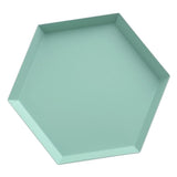 Maxbell Polygon Combination Fruit Plate Geometric Shape Snack Storage Tray Green M