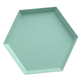 Maxbell Polygon Combination Fruit Plate Geometric Shape Snack Storage Tray Green M