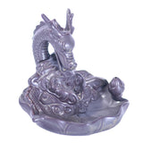 Maxbell Ceramic Backflow Incense Burner Dragon Incense Holder Buddhist Censer