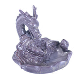 Maxbell Ceramic Backflow Incense Burner Dragon Incense Holder Buddhist Censer