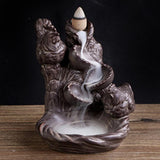 Maxbell Ceramic Backflow Incense Burner Incense Holder Censer Home Decor Chicken