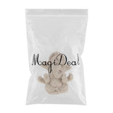 Max Maxb Sandstone Ganesh Statue God Elephant Indian Figurine Ornament - 10cm Beige