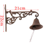 Max Maxb Vintage Rustic Metal Cast Iron Hanging Wall Mounted Welcome Home Doorbell A