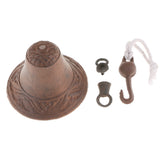 Max Maxb Vintage Rustic Metal Cast Iron Hanging Wall Mounted Welcome Home Doorbell A