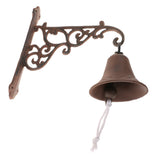 Max Maxb Vintage Rustic Metal Cast Iron Hanging Wall Mounted Welcome Home Doorbell A