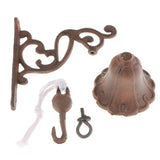 Max Maxb Vintage Rustic Metal Cast Iron Hanging Wall Mounted Welcome Home Doorbell B