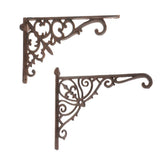 Max Maxb Antique Vintage Style Heavy Duty Cast Iron Shelf Bracket Wall Mounted S
