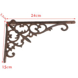 Max Maxb Antique Vintage Style Heavy Duty Cast Iron Shelf Bracket Wall Mounted S