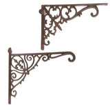 Max Maxb Antique Vintage Style Heavy Duty Cast Iron Shelf Bracket Wall Mounted S