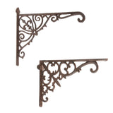 Max Maxb Antique Vintage Style Heavy Duty Cast Iron Shelf Bracket Wall Mounted S