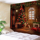Maxbell  3D Christmas Tapestry Wall Hanging for Bedroom Living Room Dorm Xmas Tree 1