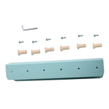 Max Iron Wall Mounted Shelf Home Storage Display Rack Blue