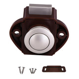 Maxbell Push Button Lock Cupboard Door Knob Campervan Motorhome Lock 20cm Brown B