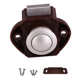 Maxbell Push Button Lock Cupboard Door Knob Campervan Motorhome Lock 20cm Brown B