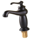 Maxbell European Style Retro Bathroom Basin Water Faucet Antique Mixer Tap Black