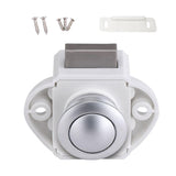 Max Maxb Push Button Lock Cupboard Door Knob Campervan Motorhome Lock 20cm White A