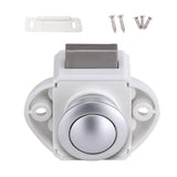 Max Maxb Push Button Lock Cupboard Door Knob Campervan Motorhome Lock 20cm White A