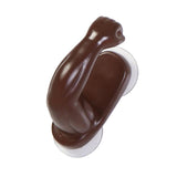 Max Maxb Creative 3D Arm Design Suction Cup Hooks Wall Decoration Hangers Brown