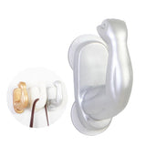 Max Maxb Creative 3D Arm Design Suction Cup Hooks Wall Decoration Hangers Silvery