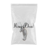 Max Maxb Elk Elephant Head Suction Hooks Wall Hanger Rack Holder  Silver-Deer