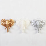 Max Maxb Elk Elephant Head Suction Hooks Wall Hanger Rack Holder  Gold-Elephant