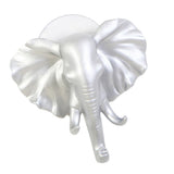 Max Maxb Elk Elephant Head Suction Hooks Wall Hanger Rack Holder  Silver-Elephant