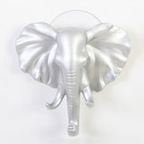 Max Maxb Elk Elephant Head Suction Hooks Wall Hanger Rack Holder  Silver-Elephant