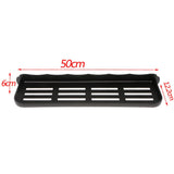 Maxbell Wall Mounted Bathroom Shelf  Adhesive Storage Rack Black-50cm