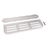 Maxbell Wall Mounted Bathroom Shelf  Adhesive Storage Rack Silver-40cm