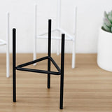 Maxbell Iron Plant Stand Garden Planter Succulent Flower Pot Shelf Rack White S